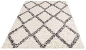 Gratis versand ab 75 € 30 tage rückgaberecht 3 monate zahlpause jetzt entdecken! Hochflor Teppich Linz My Home Rechteckig Hohe 31 Mm Dichter Flor Rauten Design Wohnzimmer Online Kaufen Otto