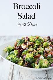 Add the yam and sweet potato, raisins, walnuts and green onions and toss to combine. Cold Broccoli Salad Recipe With Bacon The Suburban Mom