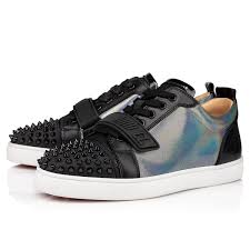 Louis Junior Spikes Vs Flat Multi Creative Leather Men Shoes Christian Louboutin In 2020 Christian Louboutin Men S Shoes Louboutin Online