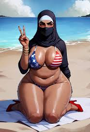 Rule 34 - Ai Generated American Flag Bikini Arabian Arabian Female Ass Big  Ass Big Breasts Breasts Civitai Dark-skinned Female Dumptruck Ass Fat Ass  Female Female Focus Female Only Hijab Huge Ass
