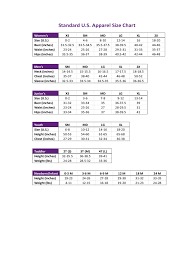 American Apparel Size Chart 2 Free Templates In Pdf Word