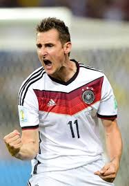 Tor | abwehr | mittelfeld | sturm Miroslav Klose Deutschland Trikot