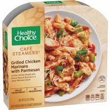 This article has tried to look at the pros and cons of low carb frozen meals available at the grocery store and online. Healthy Choice Cafe Steamers Grilled Chicken Marinara Frozen Meal 9 5 Oz Qfc