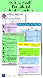 Holistic Health Printables Holistic Health Health Planner Holistic Health Coach