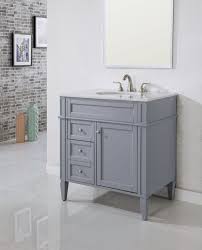 White carrara marble oval sink 8 widespread faucet. 20 Classic Gray Bathroom Ideas