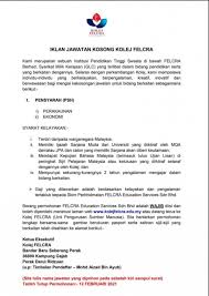 Jawatan kosong universiti pendidikan sultan idris (upsi) terkini untuk kekosongan pensyarah universiti ds51,pegawai perkhidmatan pendidikan dg41 Iklan Jawatan Kolej Felcra Jobs Hub