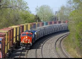 Railpictures Net Photo Cn 3055 Canadian National Railway Ge Et44ac At Lachine Quebec Canada By Michael Berry Canadian National Railway Railway Train