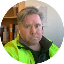 Storvretens vattentorn klädd i ställning