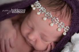 Buy Stunning Fit for a Queen Princess Newborn Rhinestone Tie Back Baby  Headband Halo Baby Crown Photo Prop Online in India