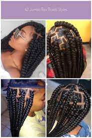 Pin By Tia Jackson On Natural Box Braids Styling Jumbo Box Braids Large Box Braids