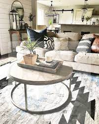 50 Best Round Coffee Table With Scandinavian Style Homemydesign Farm House Living Room Rustic Living Room Living Room Decor Neutral