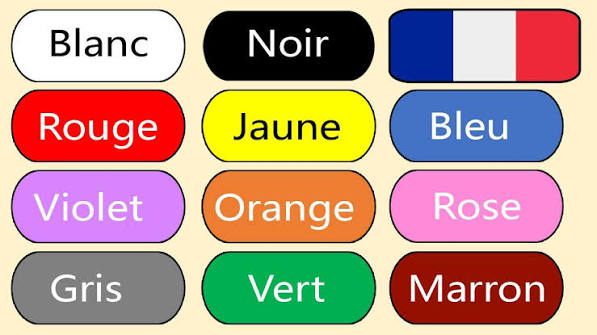 How to say colors in French - Colores en Franc&eacute;s - Learn French with Tama