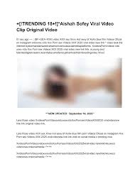 TRENDING 18+!]*Aishah Sofey Viral Video Clip Original Video