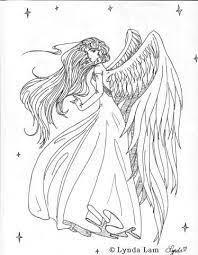 Gothic Angel Generally The Proper Coloring Pattern Plays An Important Role  As A Picture, Here We Ll Finish The Step By Ste… | Fantasy Art Angels,  Drawings, Sketches