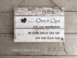 Von Herzen Mit Herz Danke Sagen Handmade Schilder Wanddeko Fur Dich Oma Opa Geschenk Danke Oma Und Opa Geschenke Mit Namen