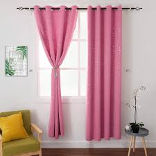 Bgment Vorhange Babyzimmer Dekorativ Und Lichtundurchlassig Mit Osen Rosa 2er Set Verdunklungsgardine Osenschal Dekosc In 2020 Vorhange Babyzimmer Babyzimmer Haus Deko