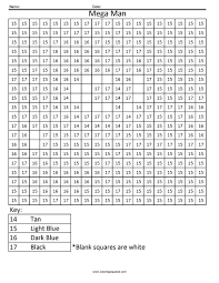 Locating materials by grade band can help you with students who are progressing more quickly than their grade level with their skills mastery, but it can. Mega Man Color By Number Coloring Squared