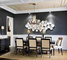 Living dining rooms with white walls and grey floors may need to be divided and black metal beams are ideal for the setting. 25 Elegant And Exquisite Gray Dining Room Ideas