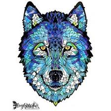 Wolf Tattoo Designs Mandala Coloured Google Search Wolf Colors Geometric Wolf Mandala Wolf