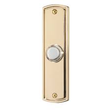 Choose from wired and wireless wired doorbell buttons with intriguing designs and features. Pb61lpb Lighted Flat Polished Brass Pushbutton