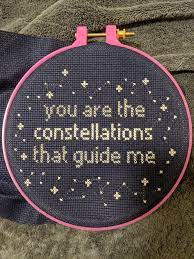 Check spelling or type a new query. Fo Valentines Gift For My Boyfriend A Song Lyric From One Of Our Favourite Bands Crossstitch