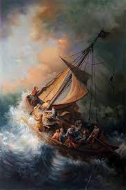 The storm in the sea of galilee is a painting done as an excerpt from the bible where jesus and his disciples were caught up in a storm while out in the sea on their boat. The Storm On The Sea Of Galilee Rembrandt At Overstockart Com Rembrandt Paintings Rembrandt Rembrandt Van Rijn