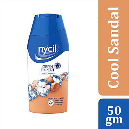 Nycil Germ Expert Prickly Heat Powder - Cool Sandal