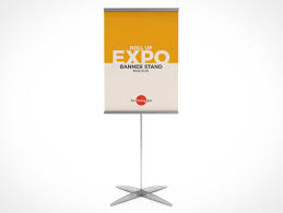 Download Trade Show Booth Rollup Banner Stand Psd Mockup Psd Mockups PSD Mockup Templates