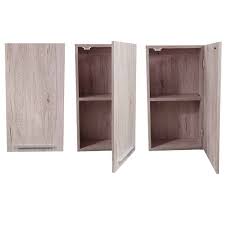 Maybe you would like to learn more about one of these? Wall Mounted Bath Cabinet Oslo 1 Door 1 Shelf Washed Gray Oak