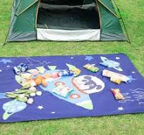 Wholesale Stock Prompt Goods Hight Good Quality PVC Polyester Outdoor  Moisture-Proof Picnic Mat