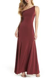 Watters Jelina One Shoulder Gown Nordstrom Rack