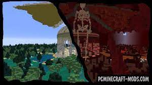 There are only overworld, the nether, and the end in minecraft, and in feed the beast, there were at least 5 dimensions included ars magica's moo moo farm, . Dimension Jumper 2 Adventure Map Minecraft 1 18 1 17 1 Pc Java Mods