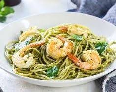 Pates Aux Crevettes Creme Fraiche Et Sauce Pesto Recette Sauce Pesto Pates Crevettes Repas Vegetarien