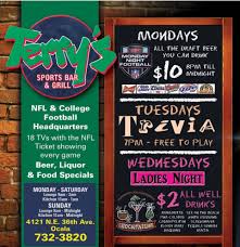 Terry S Sports Bar Grill Special Recipes Sports Bar Bar Grill