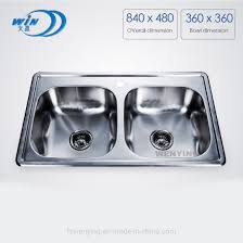 View product description commercial stainless steel wash sink could be widely used in many areas undermount 18 gauge stainless steel gold kitchen sink modern sink handmade long workstation large bbq dishwasher sink. China Foshan Manufacturer 201 304 Stainless Steel Kitchen Sink In Modern Kitchen Design 3319 China Kitchen Basin Water Tank