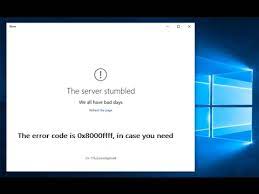 We did not find results for: How To Fix Windows 10 Store Error 0x8000ffff Easy Youtube