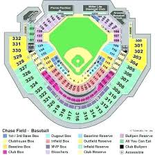 Citizens Bank Park Seating Chart With Seat Numbers