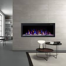 The new upgraded heater warms up the room. New Model 72 Slim Trim Black Built In Recessed Wall Mounted Heater Electric Fireplace Buy Electric Fireplaces 3594591