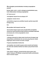 Cadangan Pengangkutan Awam