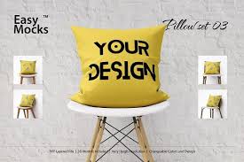 Pillow Mockup Set 03 Mockup 3d Photoshop Mockup Design