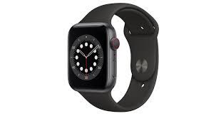 Apple launched the apple watch series 6 at its september time flies event in 2020. Apple Watch Series 6 Gps Cellular 44 Mm Aluminiumgehause Space Grau Sportarmband Schwarz Regular Apple De