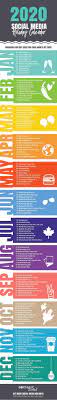 2021 Social Media Content Calendar Packed With Post Ideas Infographic Social Media Content Calendar Social Media Calendar Social Media