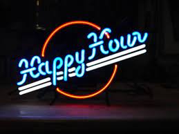Happy Hour Neon Sign Glass Tube Neon Light For Sale Hanto Neon Sign Neon Signs Neon Beer Signs Neon