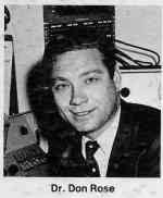 Donald Duane “Dr. Don Rose” Rosenberg (1934-2005)