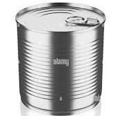 450 ml 15.5 oz tin can for preserve food isolated on white ...