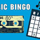 Bingo de música de mixtape totalmente dos anos 80