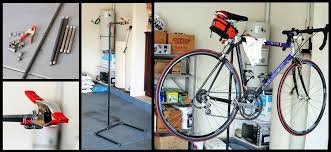 One of the simplest diy bike racks in this sense is featured on instructables and is made of wood boards. Diy Bicycle Repair Stand Followed Instructions Here Www I Flickr