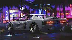 Artstation Ferrari Testarossa Abimelec Arellano Car Wallpapers Ferrari Testarossa Ferrari