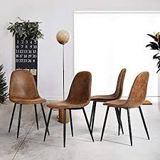 Vintage kitchen chairs redo late september was quite lovely here and there were quite a few yard sales about. Set Of 4 Scandinavian Vintage Kitchen Dining Chairs In Brown Suede Leather Chairs Leder Esszimmer Stuhle Esszimmerstuhle Moderne Stuhle
