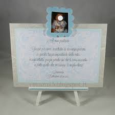 My Sweet Blog Targhetta Con Foto Per Padrini Battesimo Battesimo Battesimo Bambino Regali Padrino